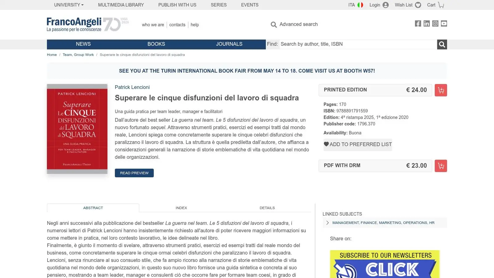 Superare le cinque disfunzioni del lavoro di squadra (Patrick Lencioni)