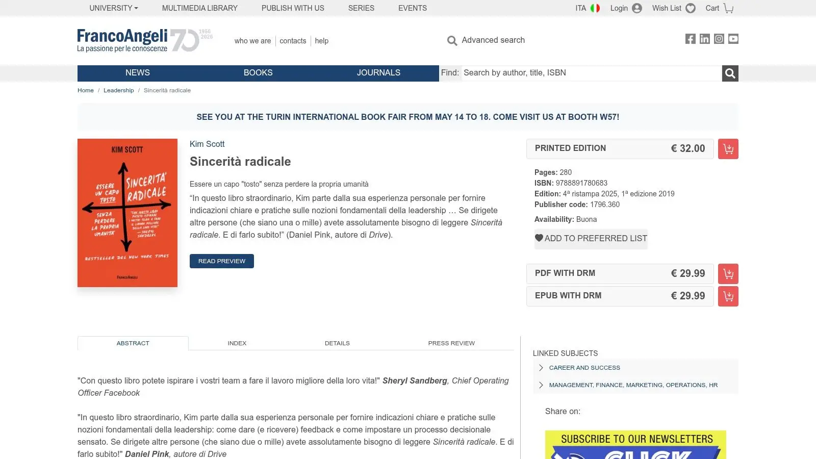Sincerità radicale. Essere un capo 'tosto' senza perdere la propria umanità (Kim Scott)
