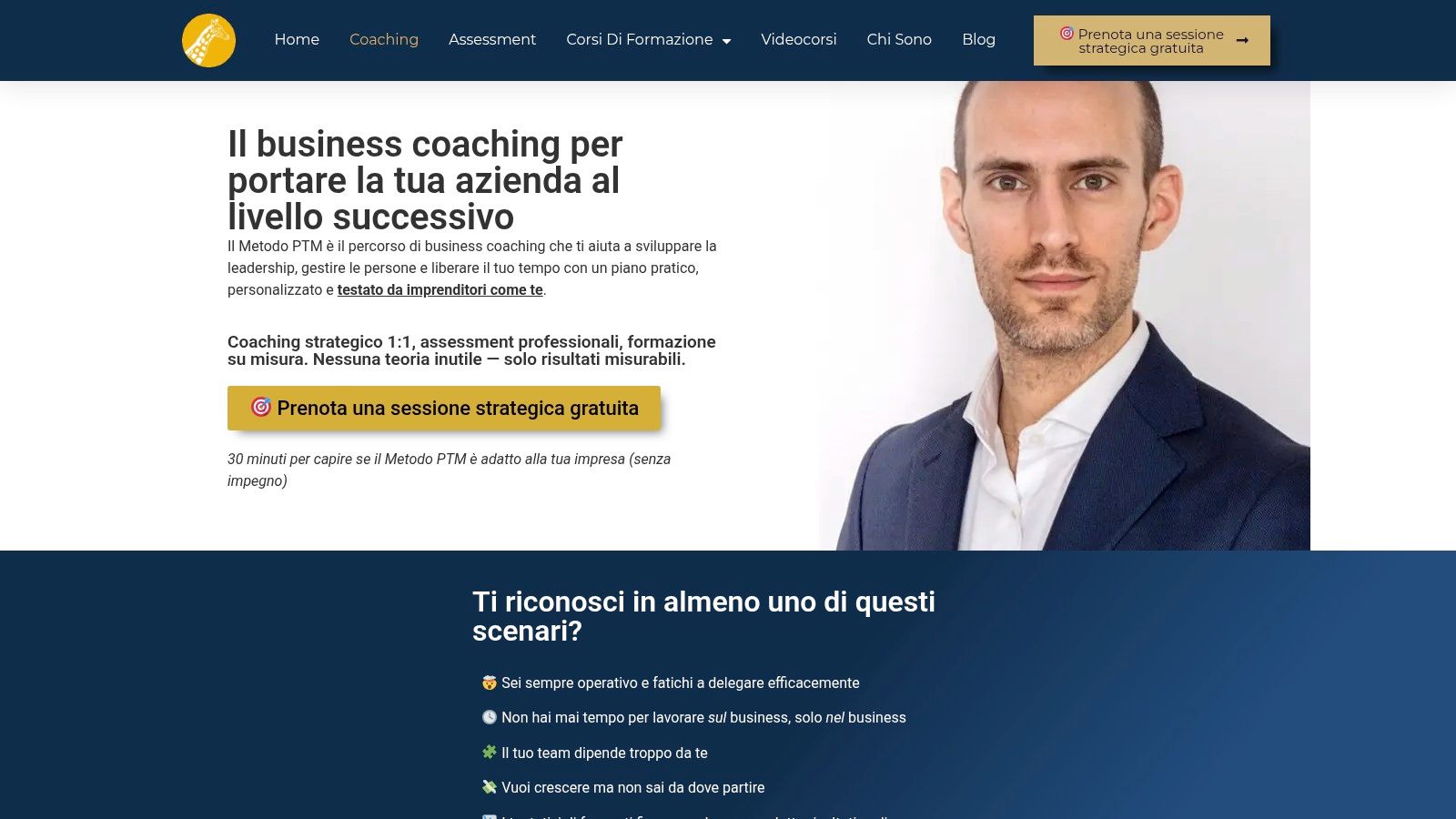 Screenshot from https://www.ptmanagement.it/business-coaching-per-imprenditori-e-manager-di-pmi/